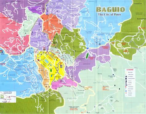 what region is baguio|Baguio City Map .
